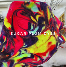 Load image into Gallery viewer, Lime, Red, Deep Purple Swirl OBV