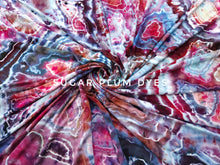 Load image into Gallery viewer, Plums &amp; Earthtone geodes on Bamboo Spandex
